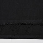 PUNK RAVE Women's Punk Lace Splice Unedged Denim Pants