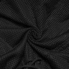 PUNK RAVE Women's Punk Lace-up Eyelet Mesh Short Sleeved Shirt