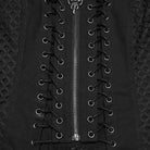 PUNK RAVE Women's Punk Lace-up Hollow Tank Top