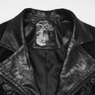 PUNK RAVE Women's Punk Lapel Lace-up Buckle Strap Vest
