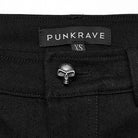 PUNK RAVE Women's Punk Mesh Splice Eyelet Pants