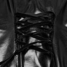 PUNK RAVE Women's Punk Plunging Split Lace-up Dress