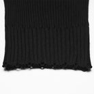 PUNK RAVE Women's Punk Raven Skull Embellished Off Shoulder Ribbed Sweater