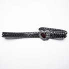 PUNK RAVE Women's Punk Rhinestone Heart Belt