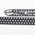 PUNK RAVE Women's Punk Rhinestone Heart Belt
