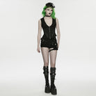 PUNK RAVE Women's Punk Rings Choker