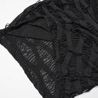 PUNK RAVE Women's Punk Ripped Batwing Sleeved Cardigan