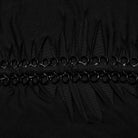 PUNK RAVE Women's Punk Ripped Mesh Splice Slip Dress