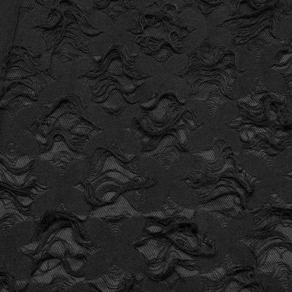 PUNK RAVE Women's Punk Ripped Split Detachable Pants