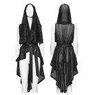 PUNK RAVE Women's Punk Rivets Irregular Cloak