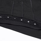 PUNK RAVE Women's Punk Rivets Multi-zippered Shorts