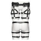 PUNK RAVE Women's Punk Skull Buckle-up Leg Harness