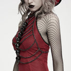 PUNK RAVE Women's Punk Skull Chain Body Harness