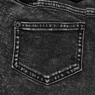 PUNK RAVE Women's Punk Skull Lace Splice Unedged Shorts