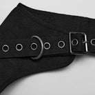 PUNK RAVE Women's Punk Slash Shoulder Buckle Harness