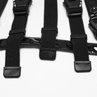 PUNK RAVE Women's Punk Spiked Buckle Strap Halter Harness