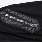 PUNK RAVE Women's Punk Stand Collar Patch Jacket