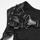 PUNK RAVE Women's Punk Studded Buckle Body Harness
