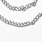 PUNK RAVE Women's Punk Studded Metal Chain Belt