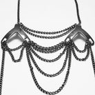 PUNK RAVE Women's Punk Tassel Chain Body Harness
