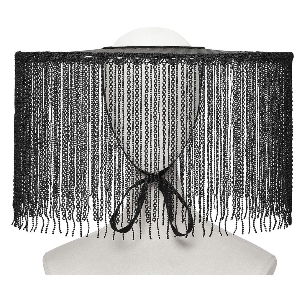 PUNK RAVE Women's Punk Tassels Hat