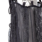RNG Women's Gothic Cutout Splice Long Skirt