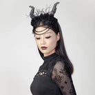 RNG Women's Gothic Horned Beaded Rose Headwear