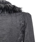 RNG Women's Gothic Ruffled Lace Splice Swallow-tailed Coat