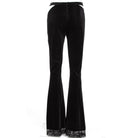 RNG Women's Gothic Splice Slit Lace Pants