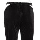 RNG Women's Gothic Splice Slit Lace Pants