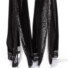 RNG Women's Gothic Splice Slit Lace Pants