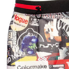 RNG Women's Grunge Graffiti  Printed Short Skirt