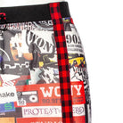 RNG Women's Grunge Graffiti  Printed Short Skirt