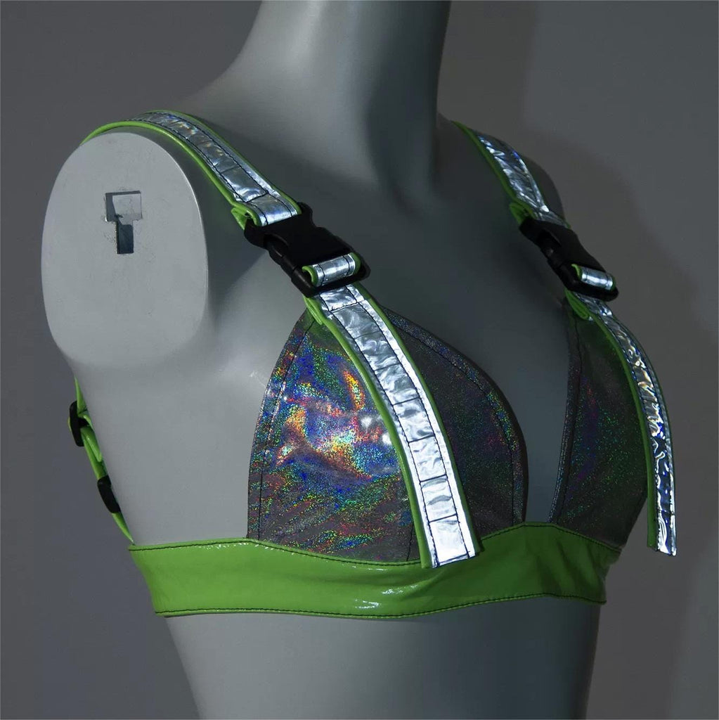 RNG Women's Grunge  Luminous Rainbow Bustier