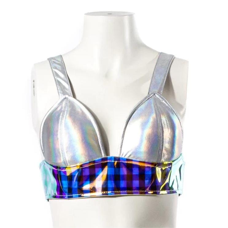 RNG Women's Grunge Rainbow Bustier