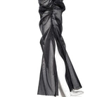 RNG Women's Punk Cutout Mesh Splice Crop Top