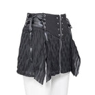 RNG Women's Punk Irregular Lace-up Skirt