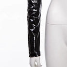 RNG Women's Punk Off Shoulder Zipper Patent Leather Cape