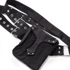 RNG Women's Punk Ripped Nailed Waist Bag