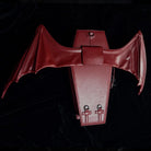 Vukora Women's Gothic Cross Bat Wing Coffin Bag Red