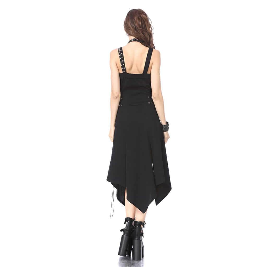 Darkinlove Women's Bold Handkerchief Black Dress