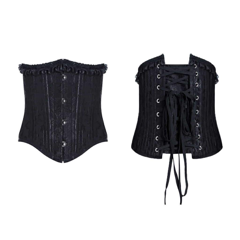 Darkinlove Women's Goth Style Boned Corset