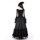 Darkinlove Women's Gothic Flared Layered Sleeved Mesh Shirt