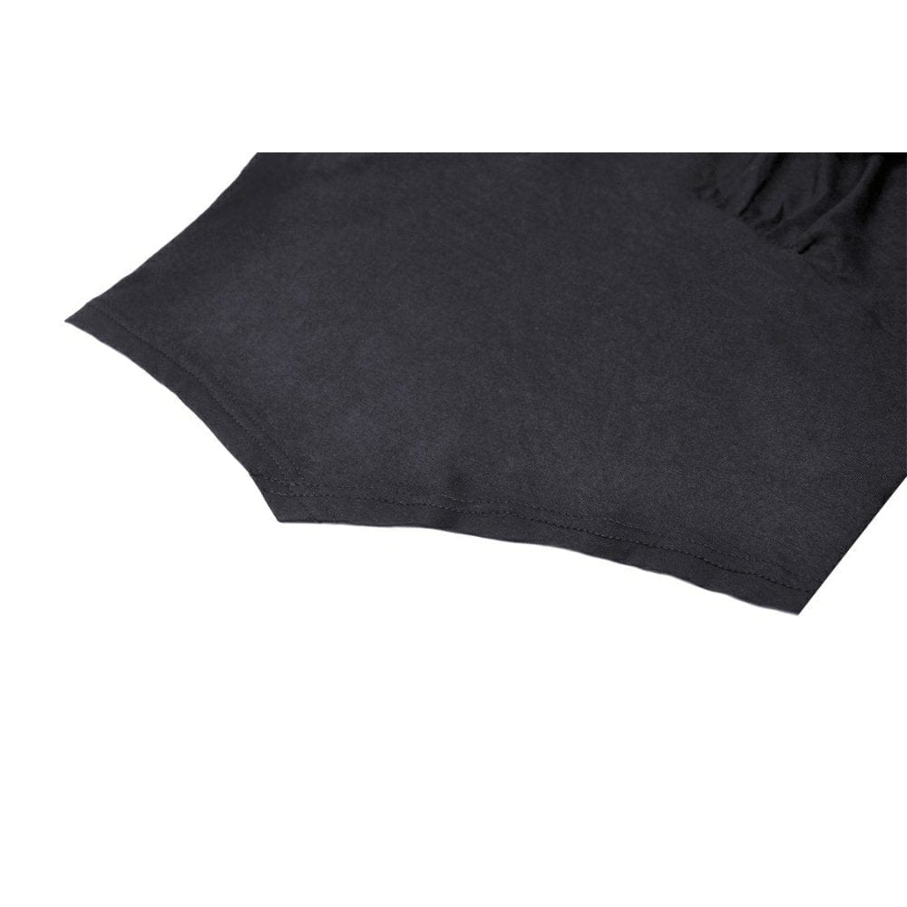 Darkinlove Women's Gothic Flared Layered Sleeved Mesh Shirt