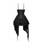 Darkinlove Women's Gothic Frilly Evening Dress