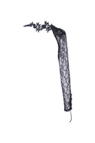 Darkinlove Women's Gothic Half Lace Sleeve With Flowers