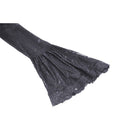 Darkinlove Women's Gothic Irregular Lace Layered Velvet Dress