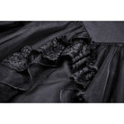 Darkinlove Women's Gothic Layered Swallowtail Halterneck Dress