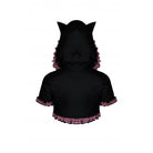 Darkinlove Women's Gothic Lolita Pink Plaid Cape with Cat Ear Hood