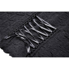 Darkinlove Women's Gothic Off Shoulder Flared Sleeved Crop Top